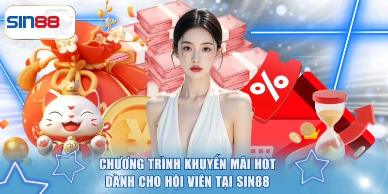 Chương Trình Khuyến Mãi Hot Dành Cho Hội Viên Tại SIN88 1 Chương trình khuyến mãi