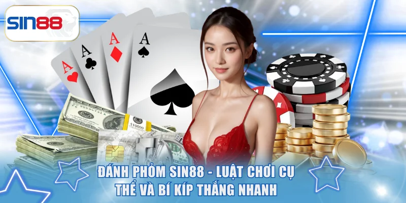 Đánh Phỏm SIN88 - Luật Chơi Cụ Thể Và Bí Kíp Thắng Nhanh 5 Đánh Phỏm
